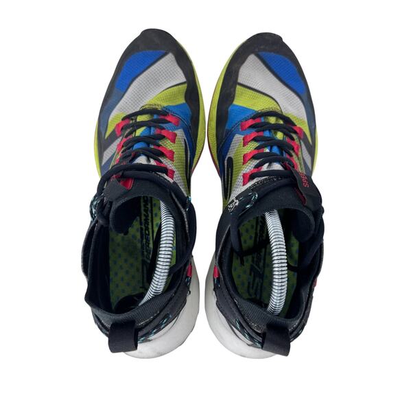 Skechers Go Run Speed Trail Running Shoes Men's 9.5 Multi Upper Mesh Hyper Burst - Picture 4 of 10